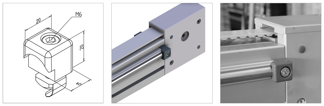 shaft fixation H mesa