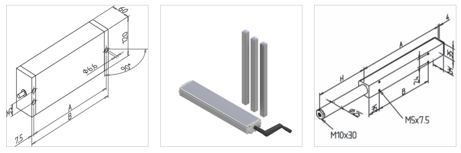 gr hydraulic LA 400W 3 man mesa