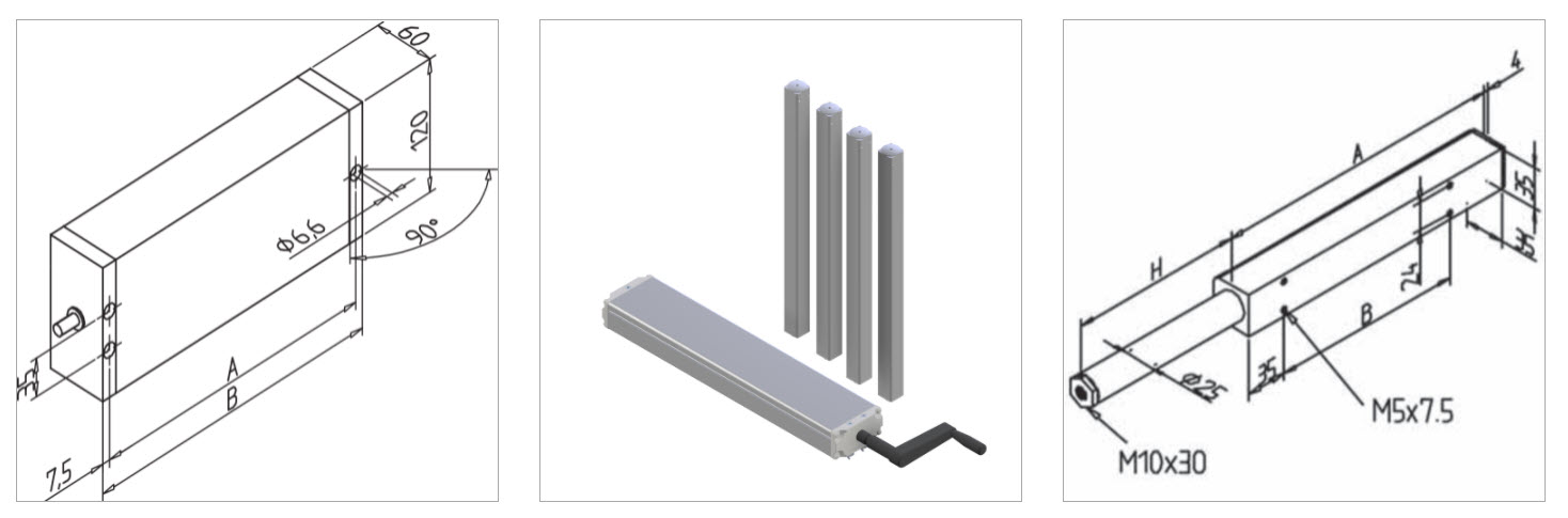 gr hydraulic LA 400W 4 man mesa