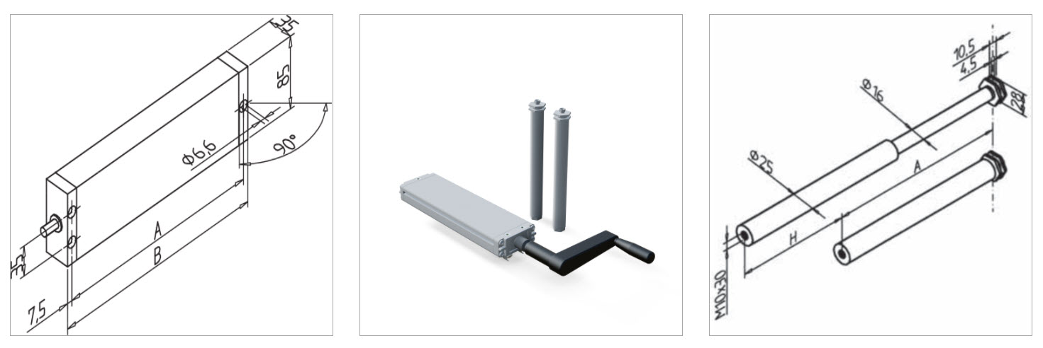 gr hydralic system LB 150W 2 man μεσα