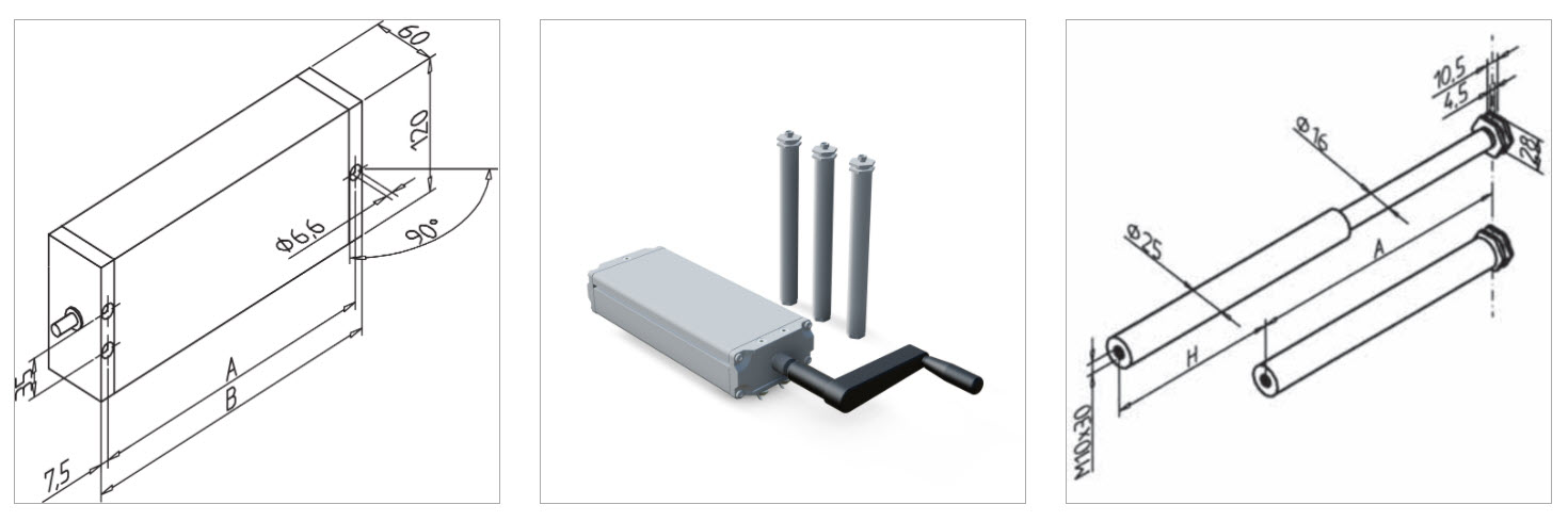 gr hydralic system LB 150W 3 man μεσα