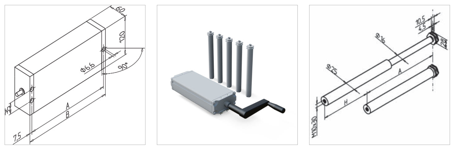 gr hydralic system LB 150W 5 man μεσα