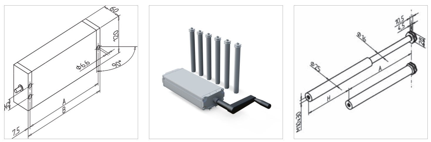 gr1 hydralic system LB 150W 6 man μεσα