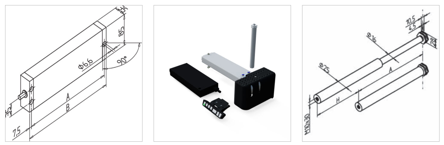 gr hydralic system LB 150W 1 electric μεσα