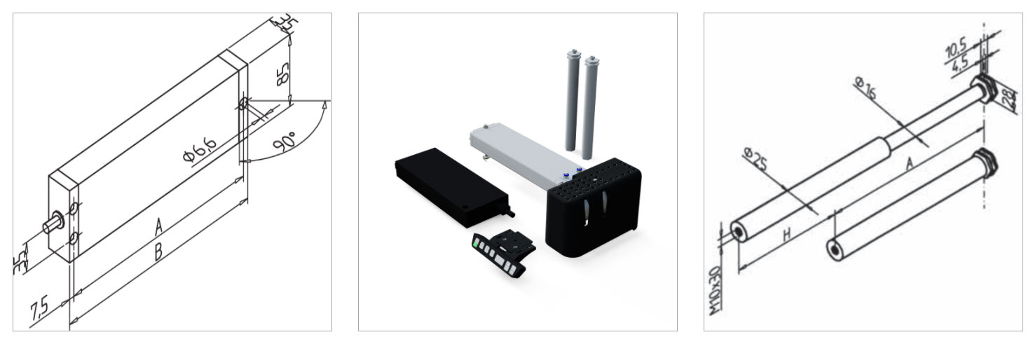 gr hydralic system LB 150W 2 electric mesa