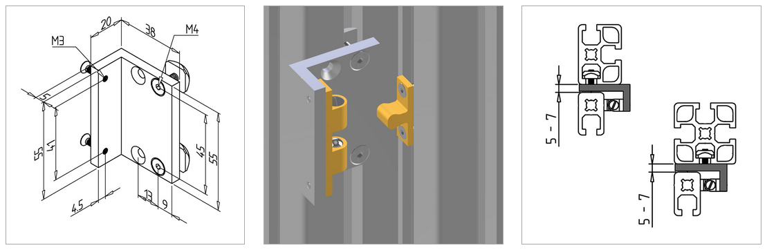 ball latch support 50 mesa