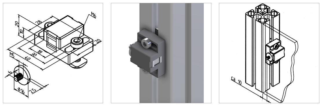 magnetic catch N mesa