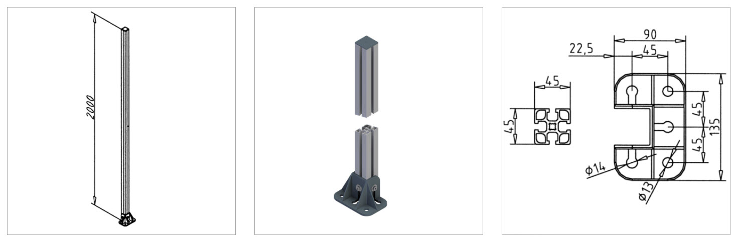 gr kolona 45x45 mesa