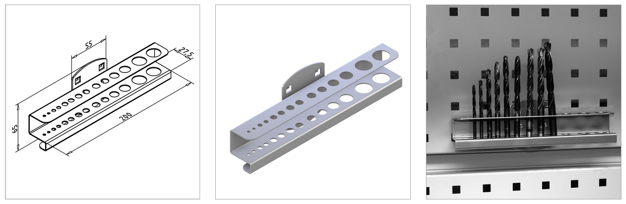 drill and allen key holder mesa