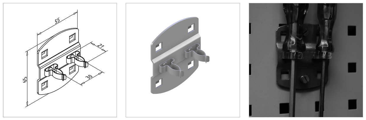 double tool clamp mesa