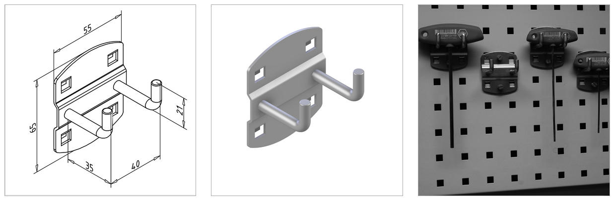 double tool holder mesa