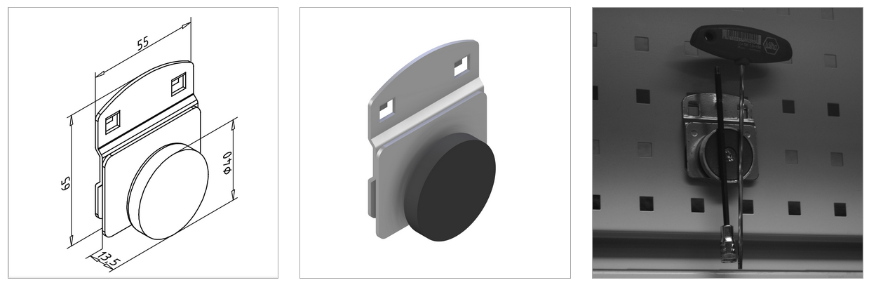 magnetic holder mesa