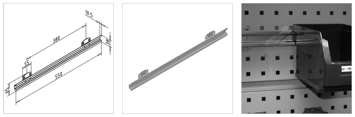 display case holder manifold mesa