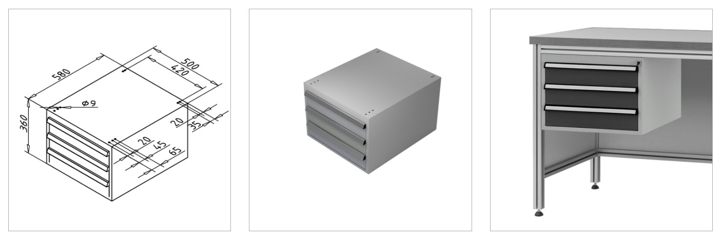 gr cabinet 100 100 100 esd mesa