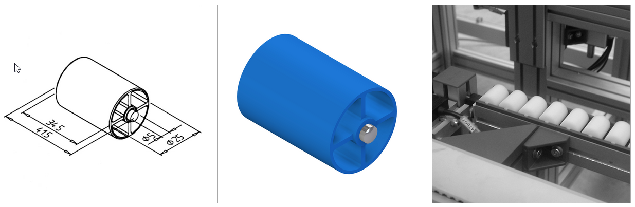 conveyor roller d25 mesa