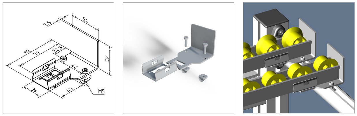 end stop roller strip mesa