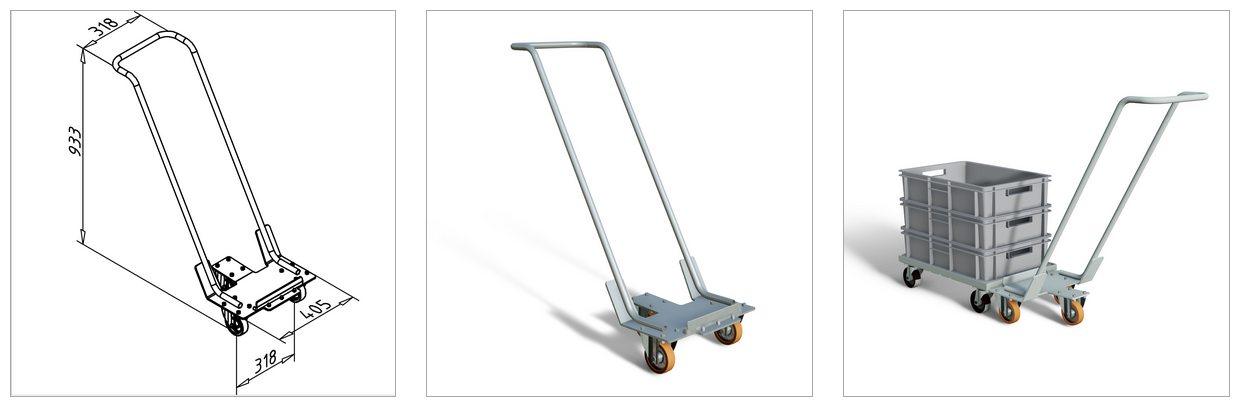 pedestrial cart 400x600 mesa