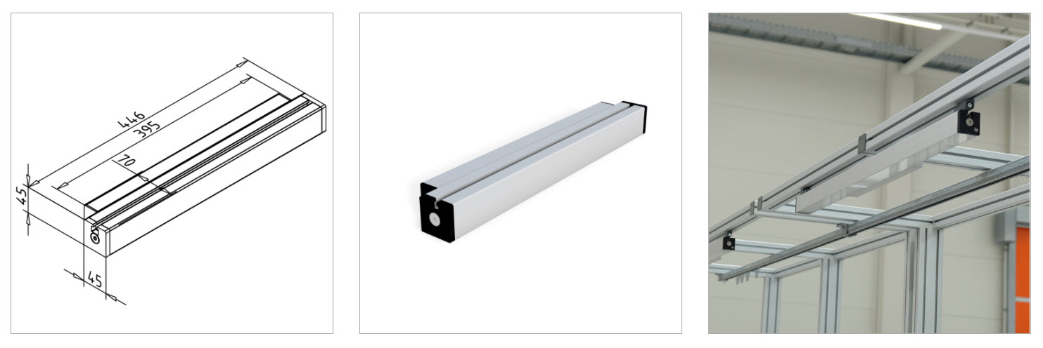 gr profile luminaire S mesa