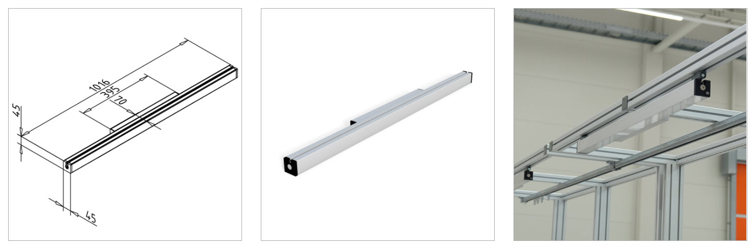 gr profile luminaire L mesa